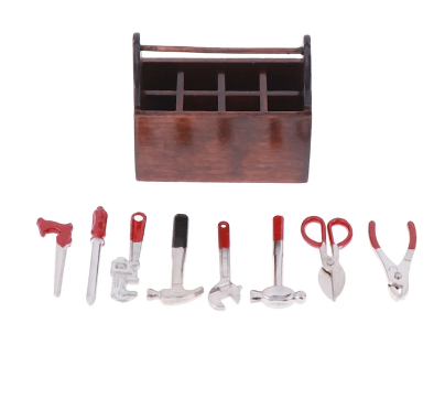 Dollhouse Miniature Repair Tools Set