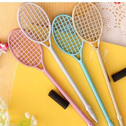 4-Piece Tennis Racket Gel Pen Set