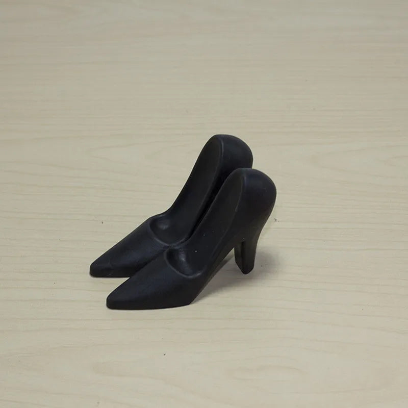 Stylish Sole Stand: Mini Silicone High Heeled Shoe Mobile Phone Holder