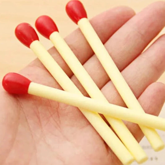 20-Piece Cute Mini Matchstick Ballpoint Pen Set