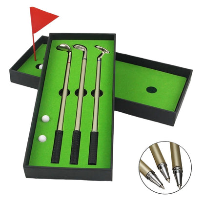 Golf Pro Pen Set & Putting Green Case
