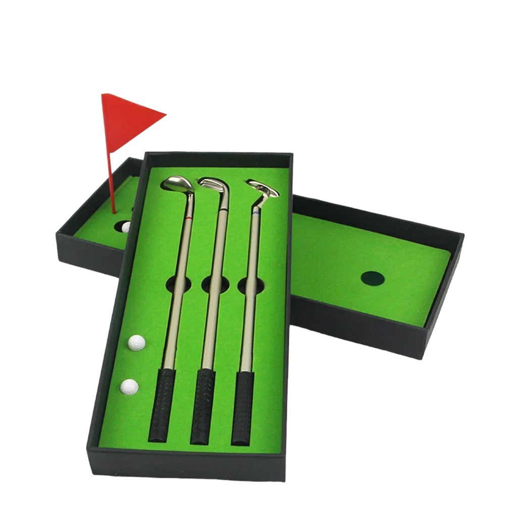 Golf Pro Pen Set & Putting Green Case