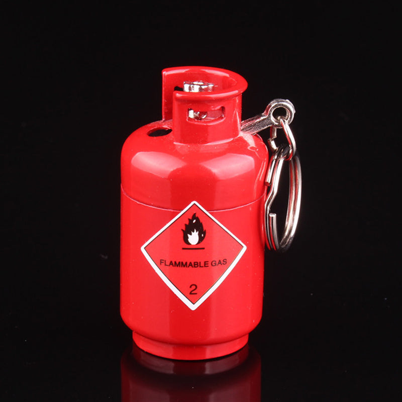 Mini Gast Tank Shaped Lighter with Key Chain
